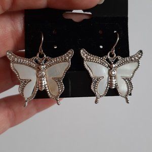 Pearl Butterfly Earrings